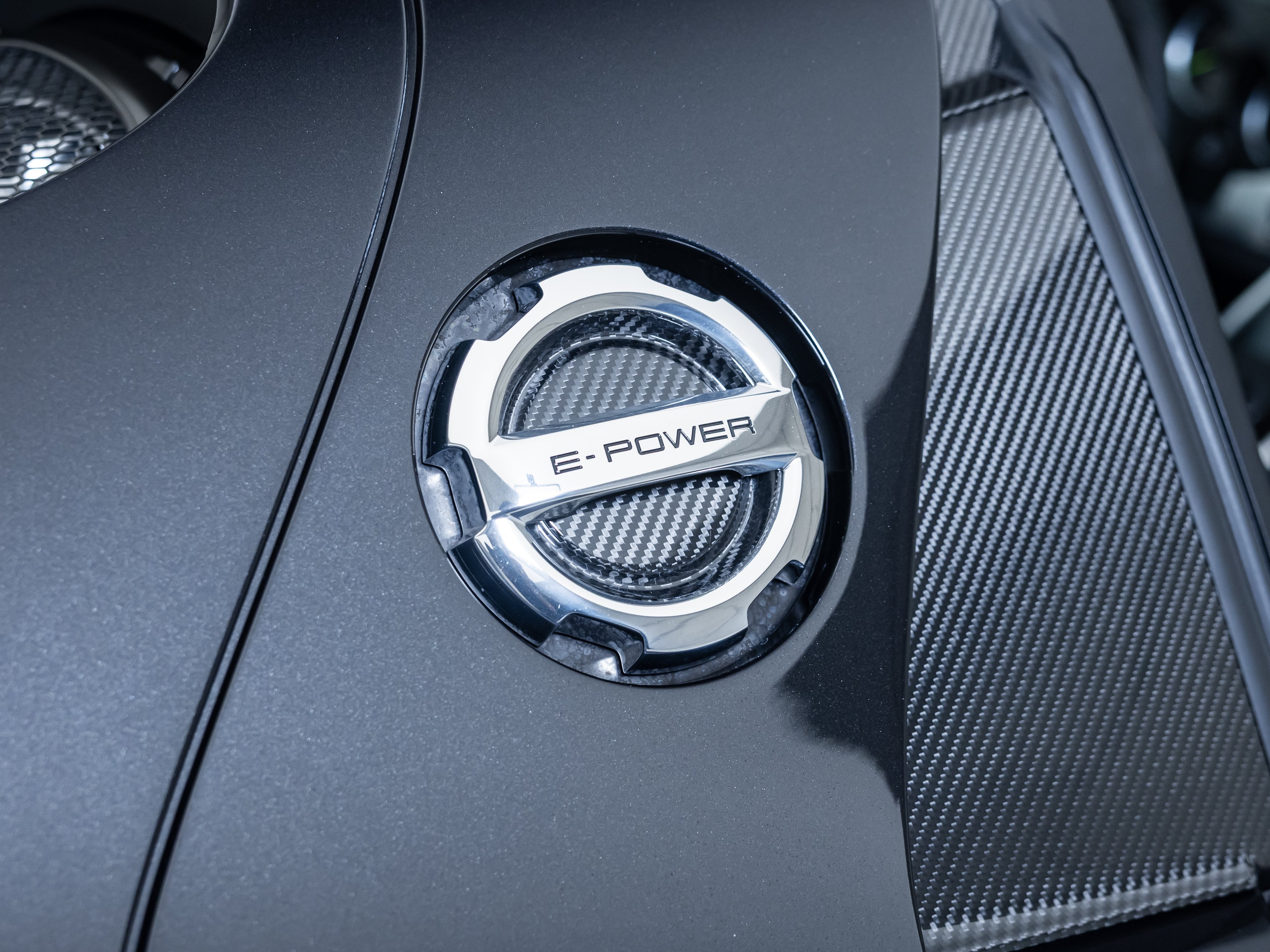 Porsche 918 Spyder E-Power charge port detail