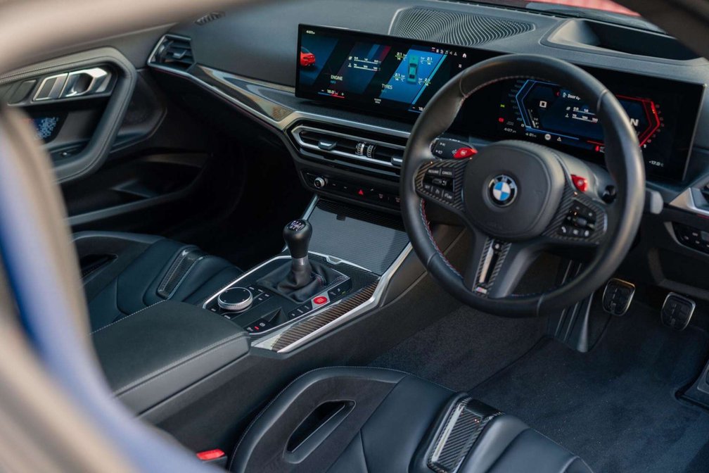 BMW M2 interior with M Carbon bucket seats