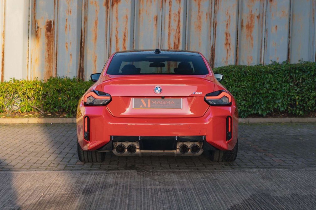 BMW M2 rear with carbon detailing
