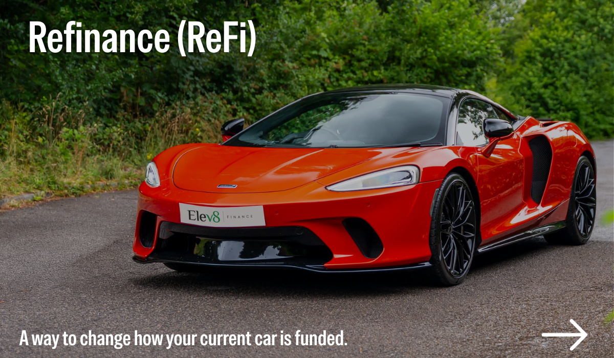 Car refinancing — restructure your existing prestige vehicle finance agreement with Elev8 Finance